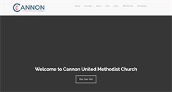 Desktop Screenshot of cannonchurch.org